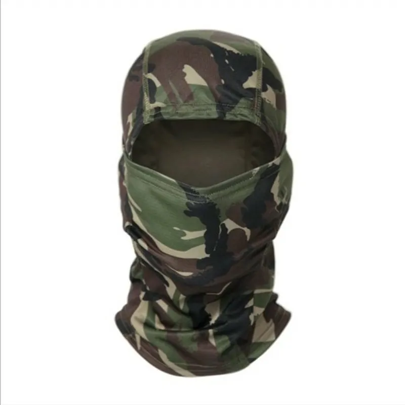 Masque tactique Airsoft Fond Face Balaclava Paintball Cycling Bicycle Randonnée Écharpe Fishing Snowboard Masques de ski Hat de capuche Men de la capuche 229318722