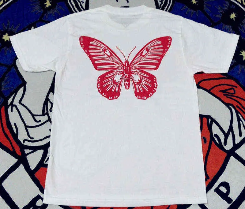 Ragazze Dont Cry Butterfly Tshirt Uomo Donna Cotone Qualità Moda Cool Stampa Teen coppia T-shirt Y2k Top oversize Y22041983266
