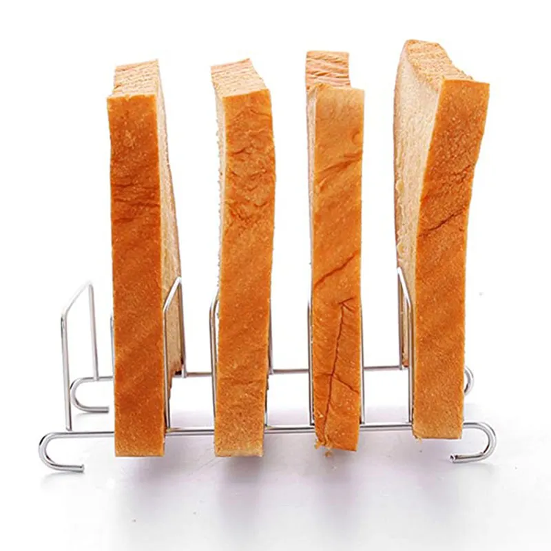 Luchtfriteuse Accessoires Toast Bread Rack Food Restaurant Koelrooster 304 Roestvrij staal koekjesgereedschap Huis Pannenkoekhouder Keuken