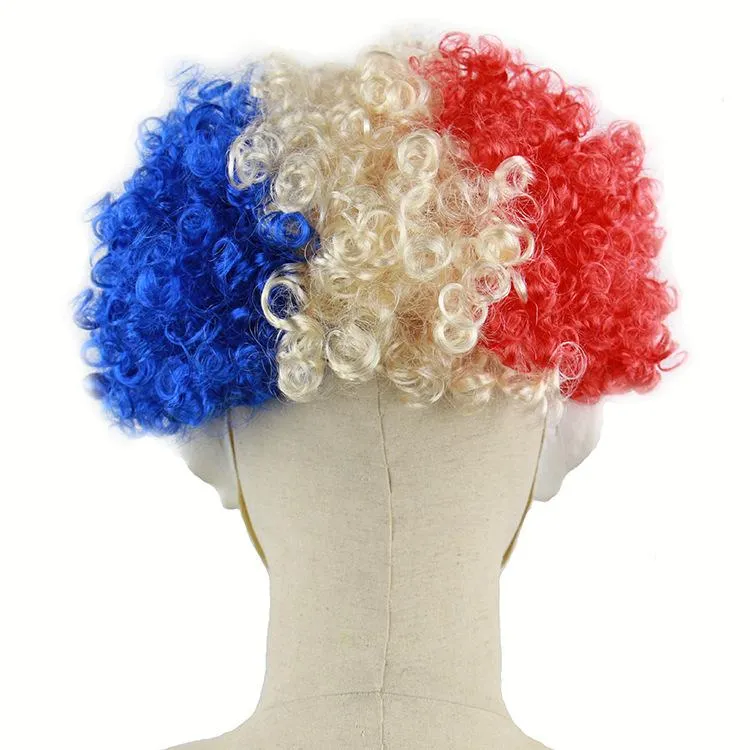 Maschera capelli a spillo feste viso pieno in lattice Halloween Crown Maschere horror Clown Cosplay Night Terror Club