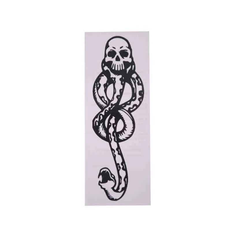 NXY Temporary Tattoo Death Eaters Dark Mark Make Up Tattoos Stickers Cosplay Accessories and Dancing Party Dance Arm Art Tatoo 0330