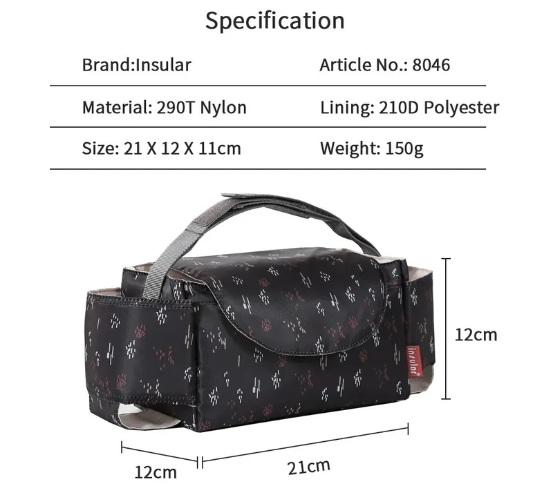 Baby Stroller Bag Organizer Bottle Cup Holder Diaper Bags Maternity Nappy Travel Bag Accessories for Portable Baby Carriage 220726