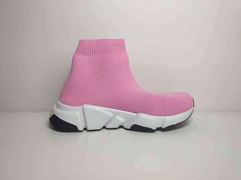 2022 High Top Elastic Paris Sock Sapatos Homens e Mulheres Casais de Família Alto Sapatos Respiráveis