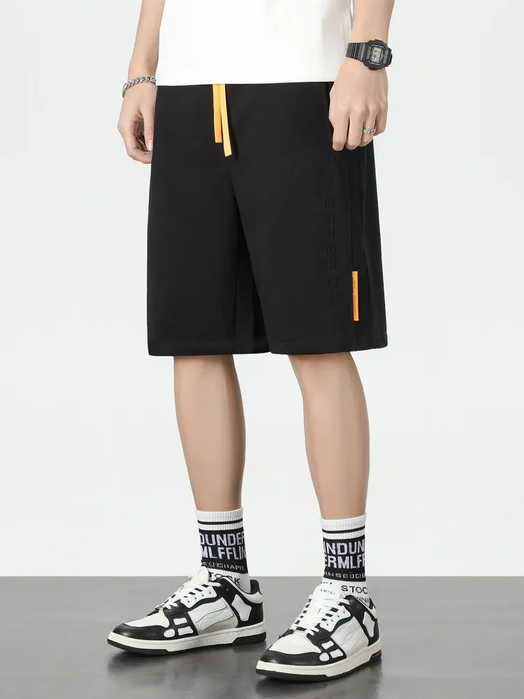 Summer Baggy Sweatshorts Men Hip Hop Streetwear Loose Jogger Short Straight Cotton Casual Shorts Plus Size 6XL 7XL 8XL 220715