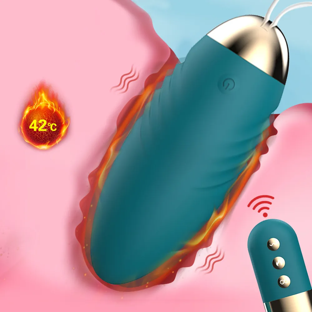 USBクリトリス刺激装置防水ワイヤレス振動ジャンプセクシーな卵リモートコントロール弾丸暖房用バイブレーターおもちゃ