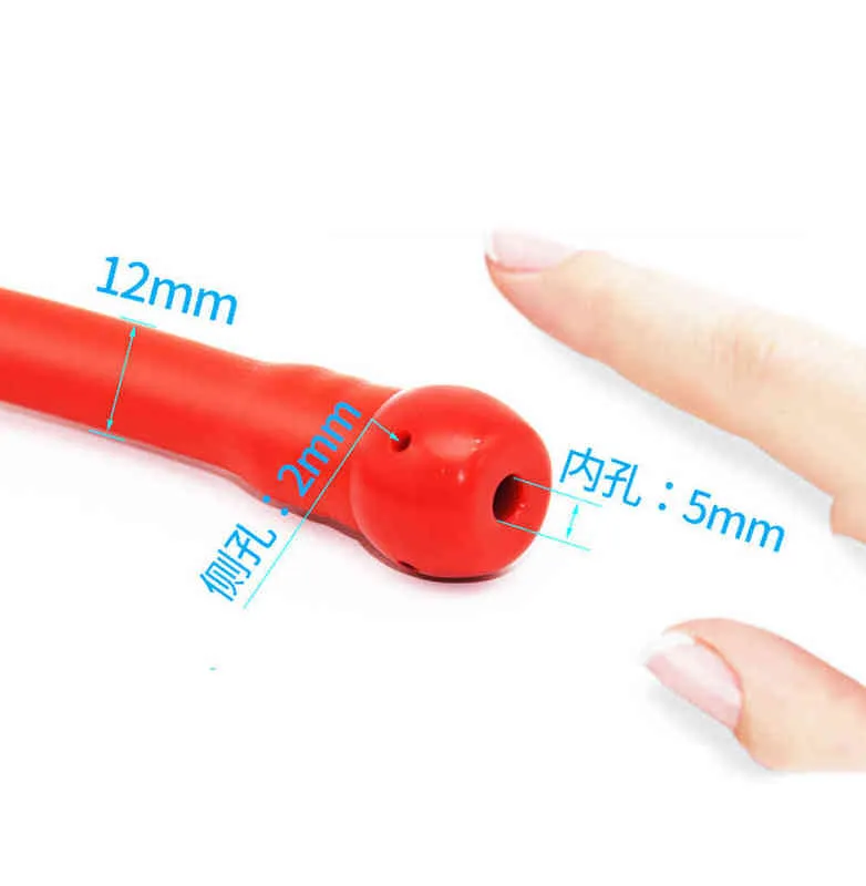 Nxy Anal Toys 50 200cm Long Cleaner Plug Silicone Vaginal Anus Cleaning Enema Adult Sex for Women Men 220505