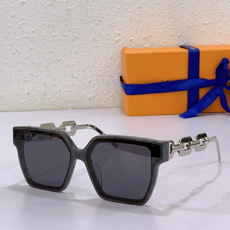 新しいショースタイルZ1481E男性女性サングラスユニークな四角いフレームブラックレディース眼鏡UV保護最高品質オリジナルボックス276Z