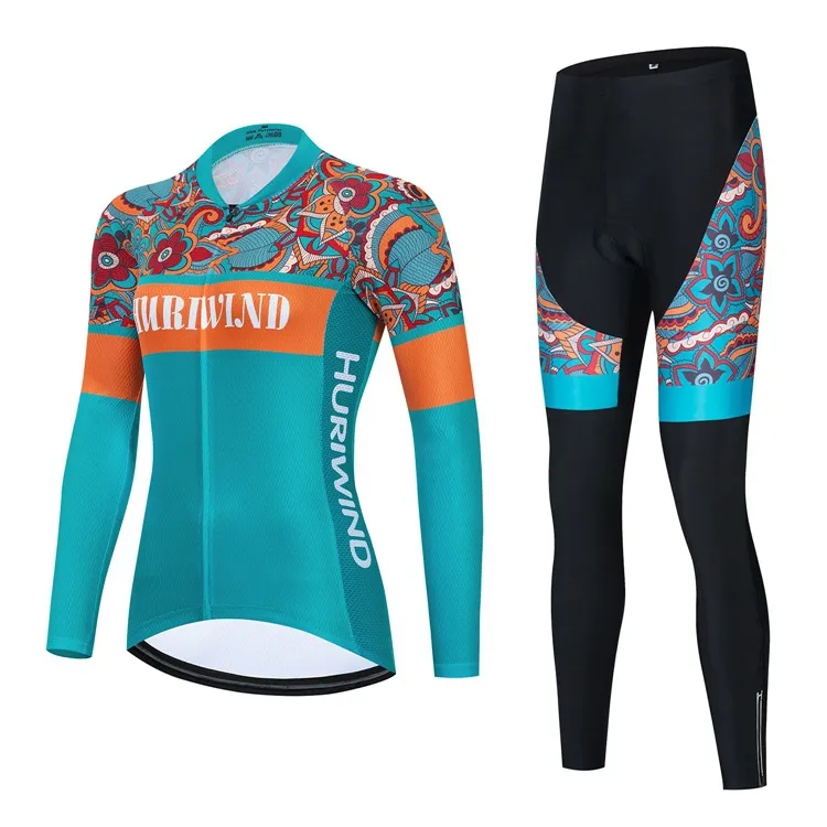 2023 Pro Maglia da ciclismo invernale da donna Set manica lunga Mountain Bike Abbigliamento da ciclismo Traspirante MTB Abbigliamento da bicicletta Vestito da indossare B17211l