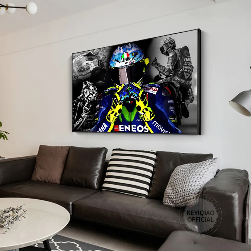 2021 Diseño de carteles de motocicletas Pintura de arte de pared impreso para la sala de estar decoración de la pared decoración del hogar cuadros