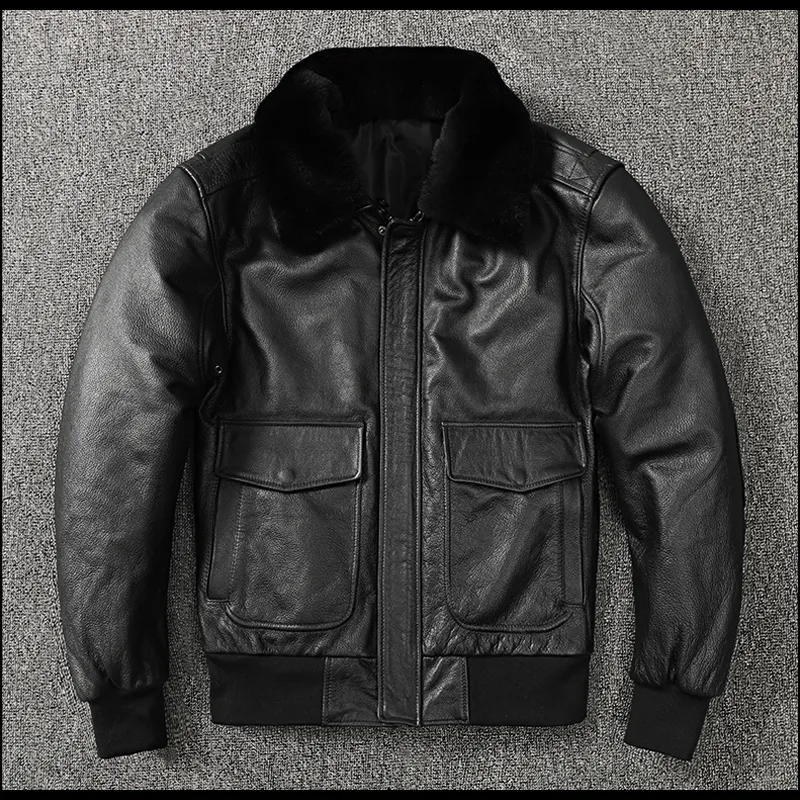 Men's Leather Faux Leather Brand winter warm Classic 220823