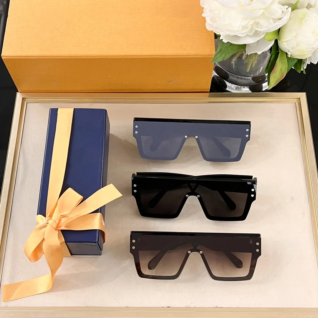 High quality luxury sunglasses fashion designer sunglasses UV Protection mens eyeglasses wide mirror legs big frame women spectacles withfor man woman