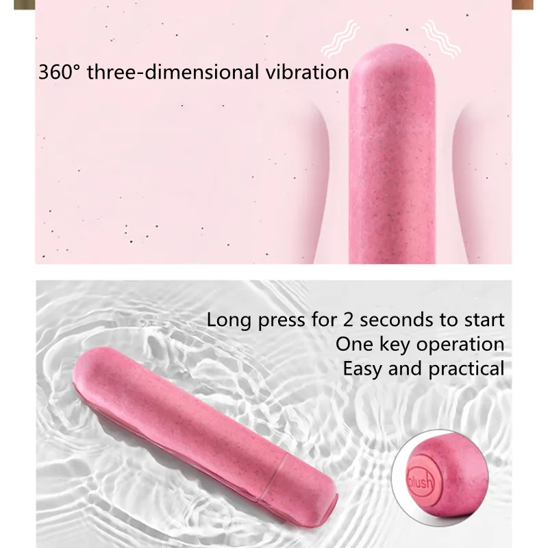 10 Speed G-Spot Massager Mini Bullet Vibrator Strong Vibration Waterproof sexy Toys For Women USB Rechargeable Product Shop