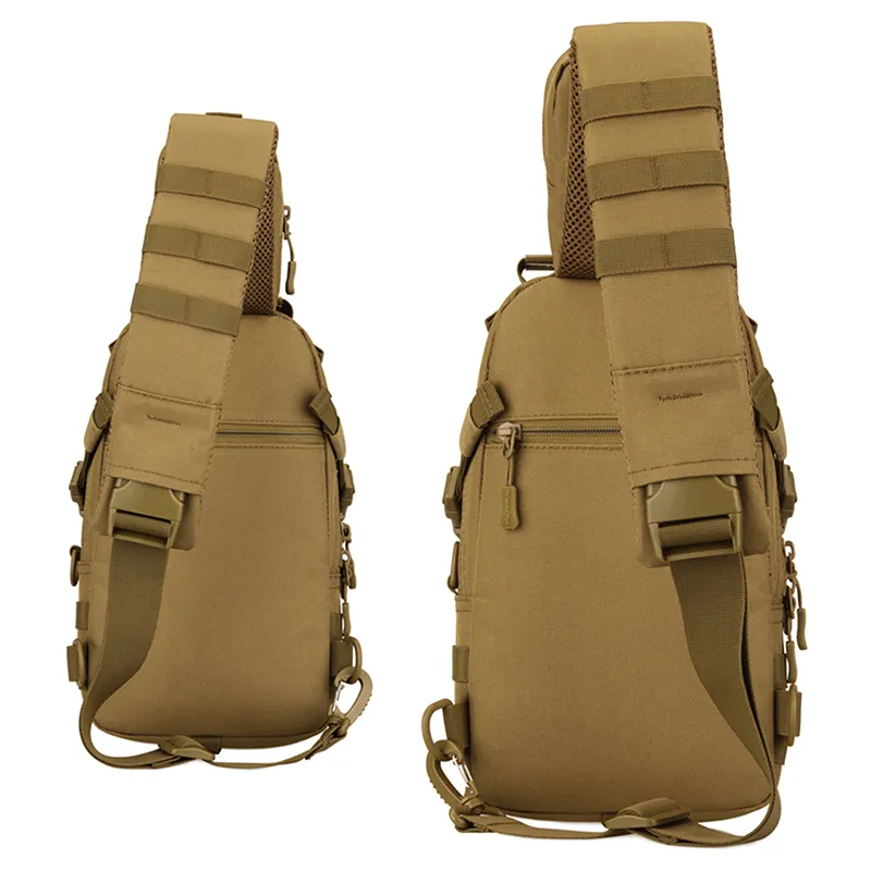 Protector Plus Tactical Sling Coffre Pack MOLLE Military Military Nylon Sac Men de crossbody Sac Military Outdoor Randonnée Sac à vélo 220629