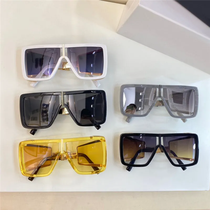 Occhiali da sole dal nuovo design alla moda BPS-107B montatura quadrata grande, stile generoso e trendy, occhiali protettivi estivi esterni uv400, top qual263u