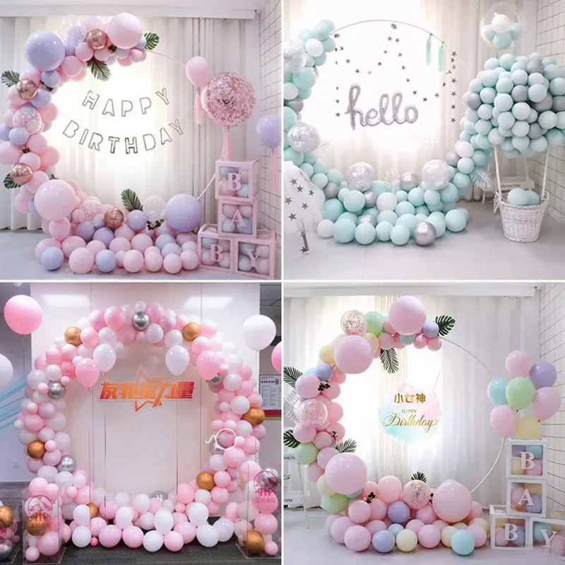 6080100150180CM Balon Stand Holder Circle Arch na dekorację ślubną Baby Shower Birthday Party