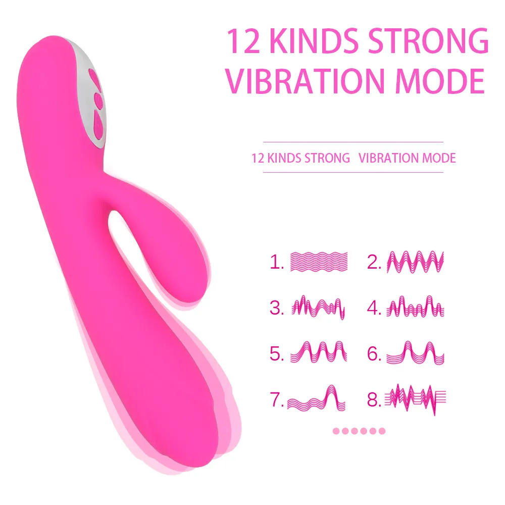 Verwarmde Dildo Konijn Vibrator voor Vrouw Anale Plug sexy Speelgoed Clitoris Stimulator Vrouwelijke Masturbatie Machine Paar Gereedschap Volwassen Winkel