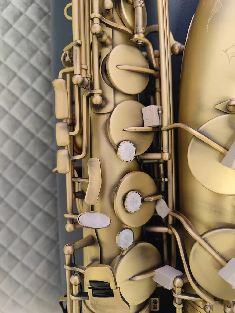 Matte Original 54 One To One Structure Modèle BB Tenor professionnel saxophone rétro Retro Antique Copper Tenor Sax Jazz Instrument2102555