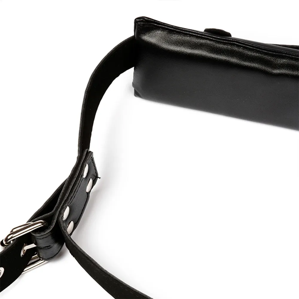 ManyJoy Fetish Sexy Accessories Black Ankle Cuffs BDSM Bondage Restraints Open Ben Slave Adult Games Erotic Toys For Par