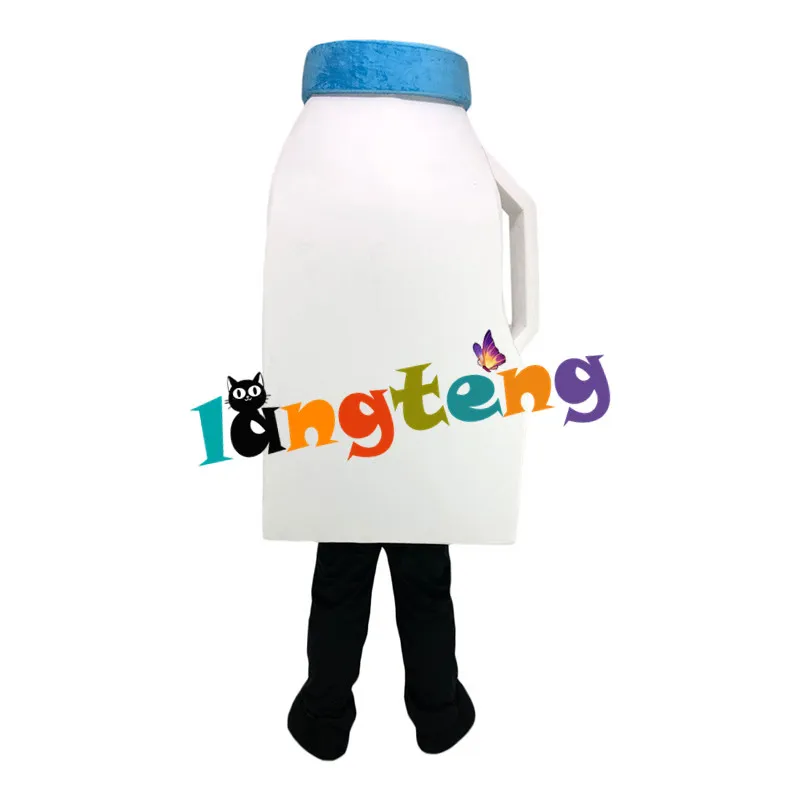 Costume de poupée de mascotte 1183 Costume de mascotte de lait Costume de personnage de dessin animé de conception de déguisement pour adultes