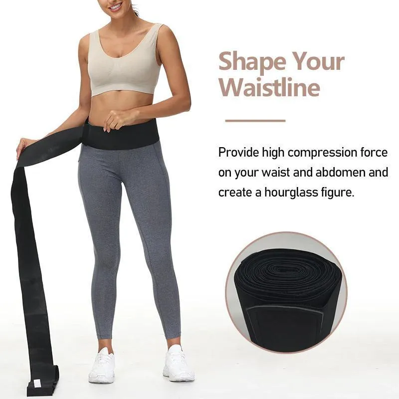 Taille Trainer Snatch Bandage Tummy Wrap Trimmer Belt Slankelen Body Shaper Plus Size Sweat Belly Body Shaper Band Vergelijking 220702