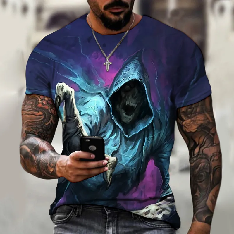 الطائر Tshirt Javier Mens Tshirt نمط عالي الدقة الطباعة الصيف القصيرة الأكمام أعلى الحجم xxs6xl 220607