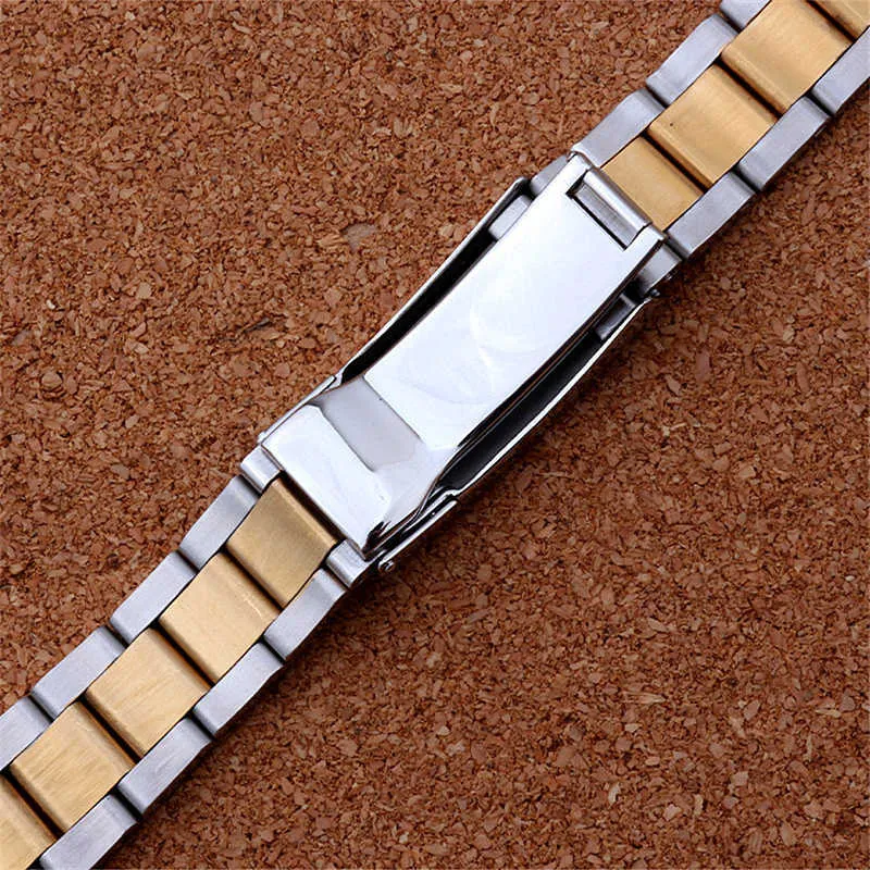 Rostfritt stål Watchband för Rolex Water Ghost 20mm 22mm Watch Accessories Replacement Fashion Metal Wrist Strap Watchband225x