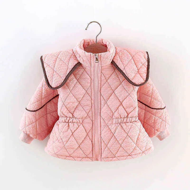 2022 nuovo inverno caldo cotone foderato giacche ragazze cappotto moda bambino coreano parka bambini capispalla neonato ragazza abbigliamento J220718