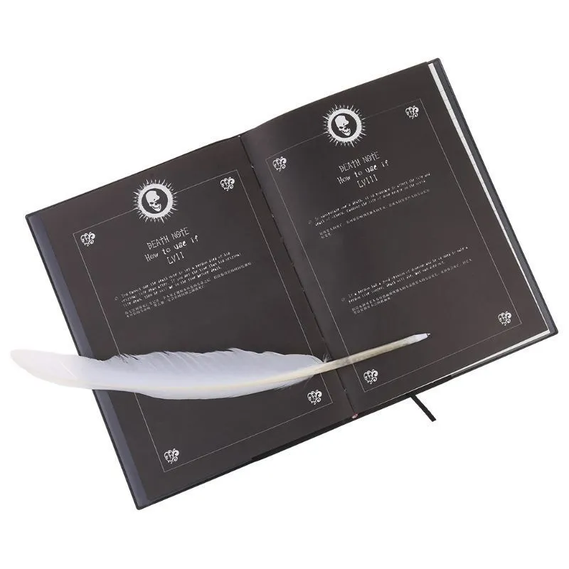 P82F Death Note Cosplay ноутбук перья перо ручка книга анимации артизм пишущий журнал 220401