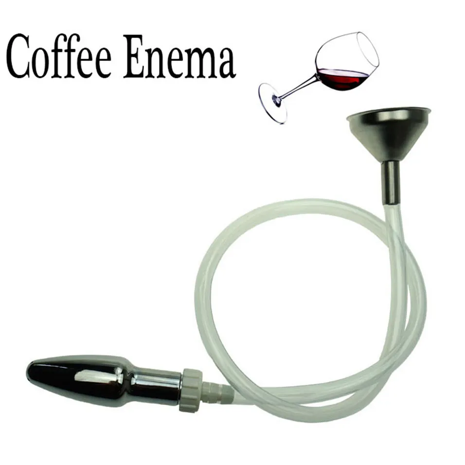 Camatech Metal Funnel enema anema anal洗浄キットホース膣doucheシャワーヘッドアヌスクリーナートー