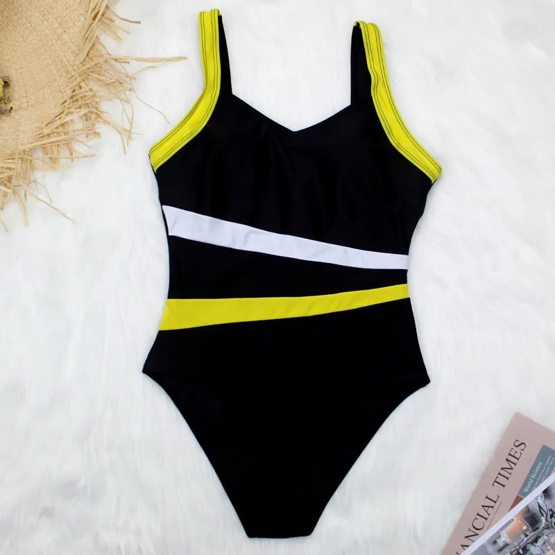 Женский полосатый купальник с открытой спиной, сексуальный купальник для похудения, пляжная одежда, летние винтажные купальные костюмы SXXL 220621