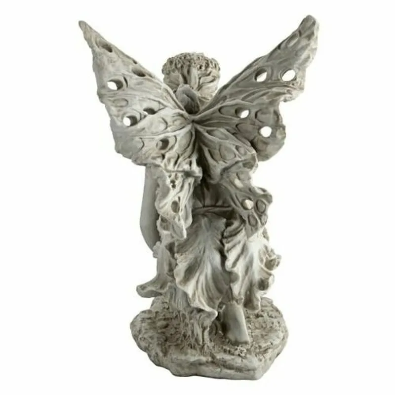 Fairy Statue Butterfly Outdoor Sculpture Garden Courtyard Art Deco Angel Turek Decoration 220721