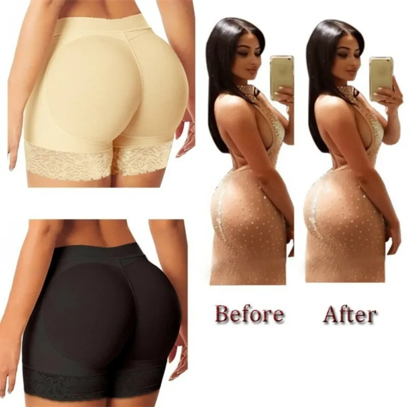 Shapewear Miracle Body Shaper And Buttock Lifter Enhancer Fake Butt Vadderade trosor Hip Lift Sculpt And Boost Lace up 220720