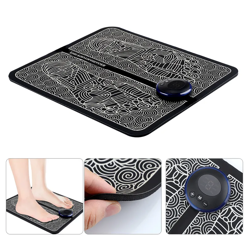 EMS Foot Massager Mat Electric Health Care des dizaines fisioterapia massageador pes musculaire terapia fisica massage salud muscle relax 222164433