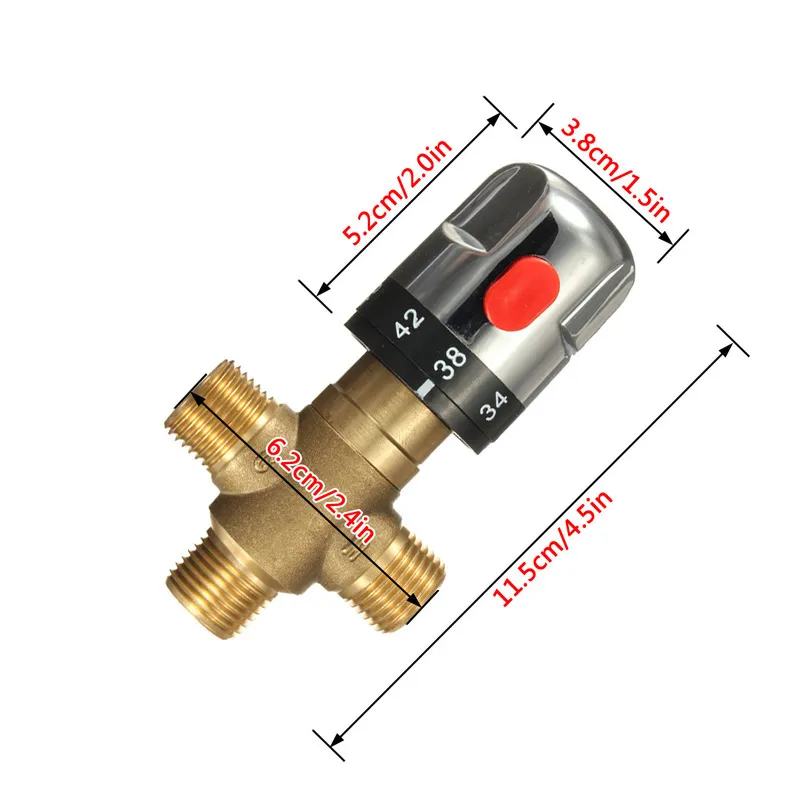 Bathroom Shower Faucet Brass Thermostatic Mixer valves Static Pipe Thermostat Faucets Water Temperature Control Bidet 220713