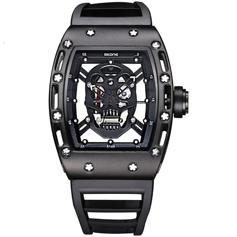 Zegarek zegarków męskich zegarków męskich zegarków 30 m wodoodpornych na nadgarstek Nocny Luminous Quartz Casual Hollow299r