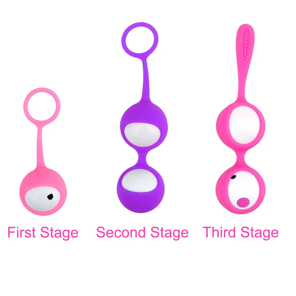 OLO Smart Kegel Ball Vibrador Vagina Apertar Exercício Controle Remoto Sem Fio Vaginal G-Spot Vibradores Brinquedos Sensuais para Mulheres