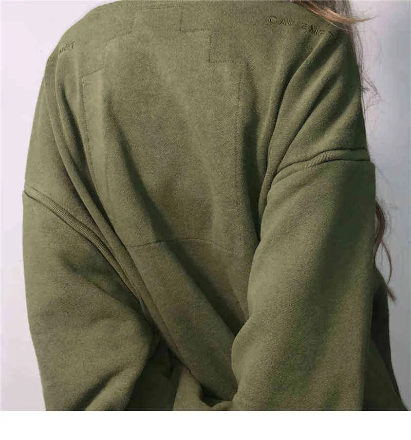 Cavempt Ce クルーネック男性女性最高品質プラスベルベット暖かいシンプルな刺繍深さシャツスウェット Cav Empt パーカー T220721
