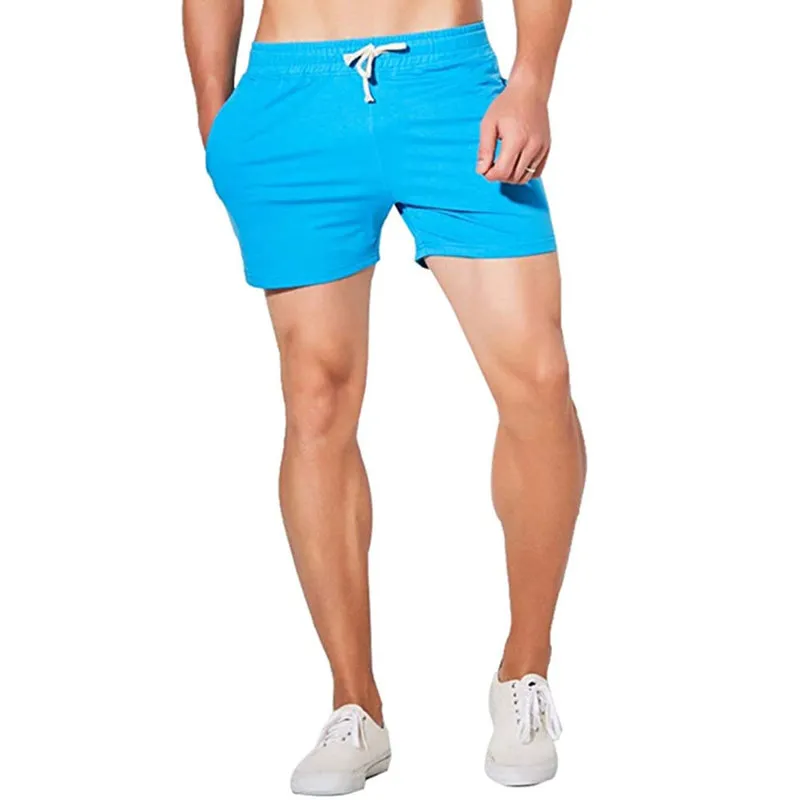Été hommes mode survêtement sweat Shorts maillot de bain décontracté couleur unie salle de sport course entraînement athlétique pantalon homme Shorts 220602