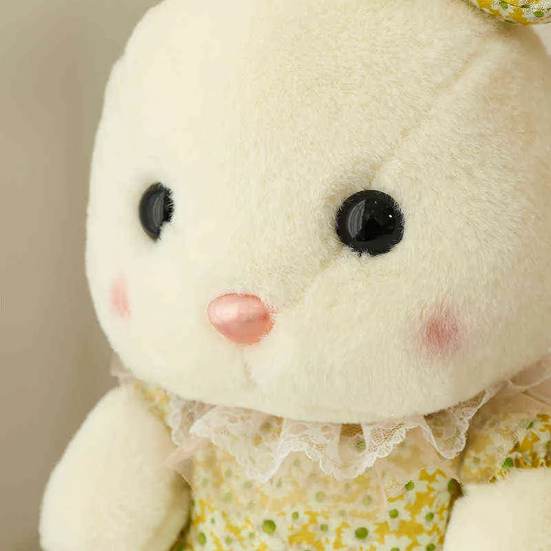 CM Kawaii Bunny Plush Rabbit Baby Toy لطيف قطعة قماش ناعمة محضرة ديكور المنزل للأطفال Sussen Gift J220704