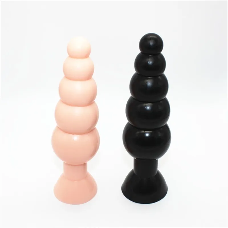 Toys sexy anal pour adultes de bonne qualité Silicone gros bouchons de bout de 7,8 pouces perles flexibles avec des produits de sucette