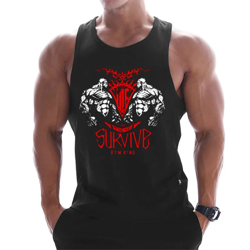 gyms clothing cotton bodybuilding tank top bodybuilder mens ropa hombre tops singlet erkek sleeveless singlet men 220526