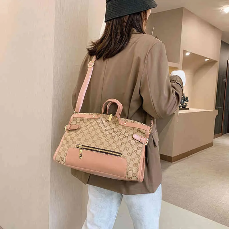 55% Rabatt auf Online Ganze Leinwand One Schulter Vielseitige Mode gedruckte Pendler tragbare Tasche große Kapazitätsbag291m