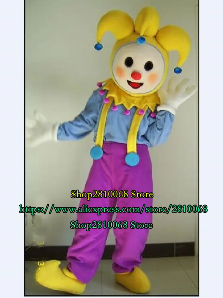 Maskottchen-Puppenkostüm. Süßes Smiley-Mädchen-Maskottchenkostüm mit orangefarbenen Haaren und grünem Rock, Zeichentrickfigur, Geburtstagsfeier, Halloween-Geschenk 1160