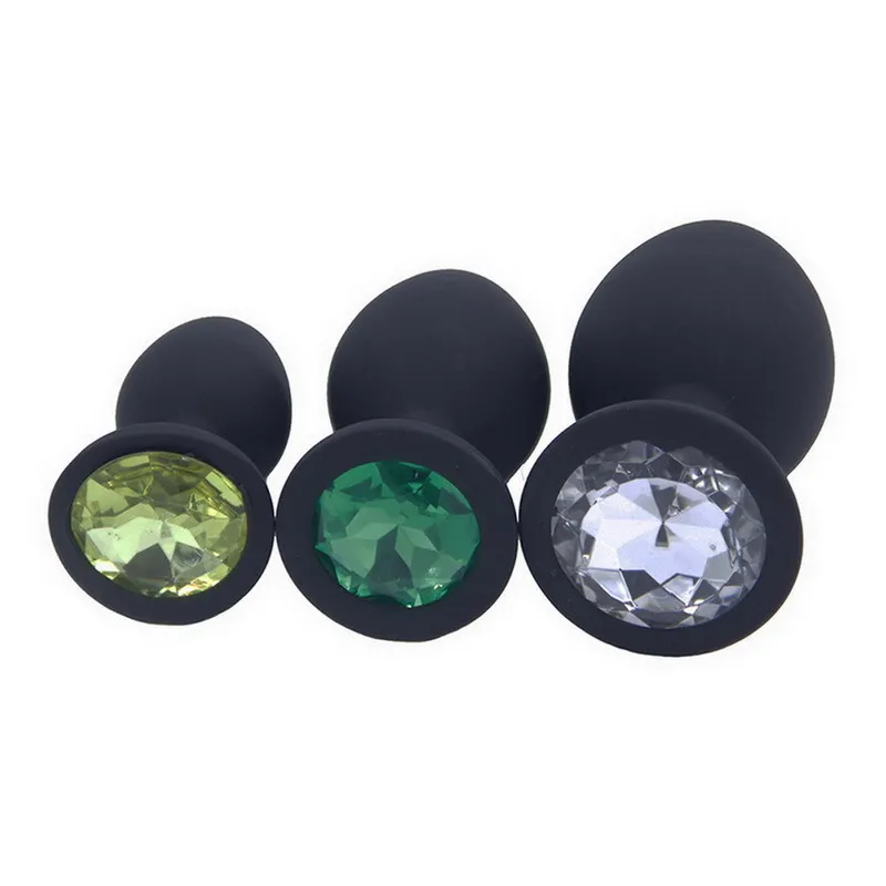 S/M/L 3st Butt Plug Anal Plugs unisexy Sexig propp 3 olika storlek Vuxna leksaker för män/kvinnliga tränare par SM Erotics