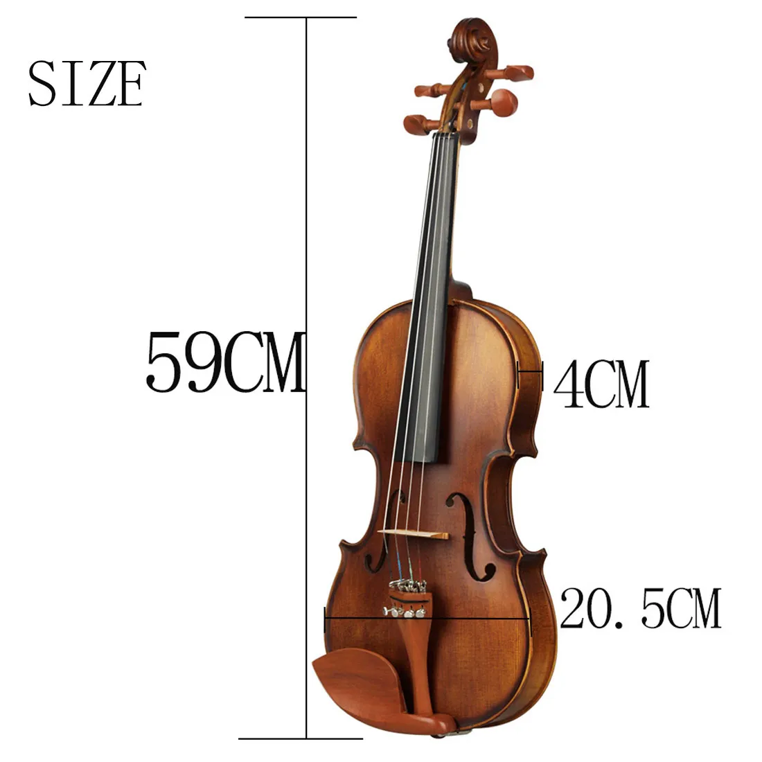 High-end violin pure handmade antique violin 4/4 full range of jujube wood professional violin 4/4 playing instruments