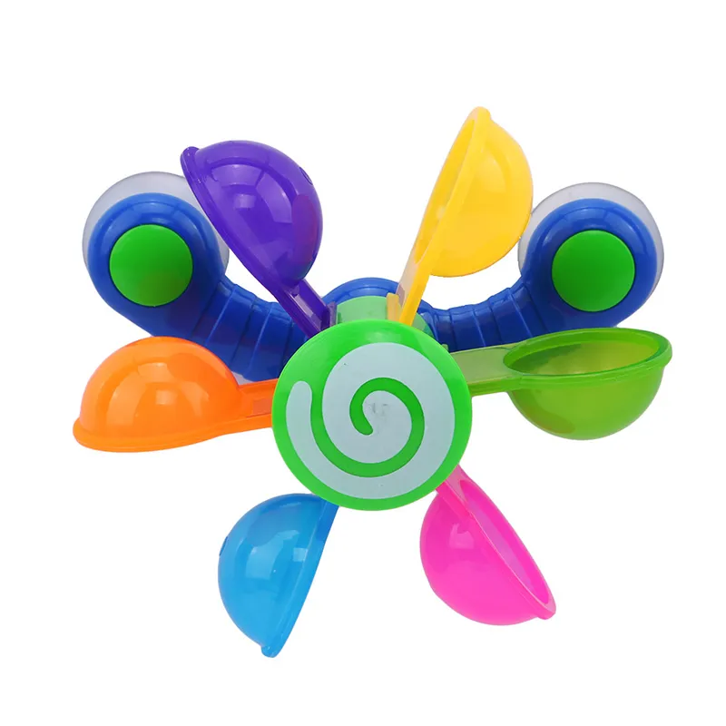 Jouets de bain pour bébé Jouer dans l'eau Scoop Mini moulin à vent Roue à eau Enfant Salle de bain Baignoire Jouet de bain Enfants Jeux de piscine d'été 220531