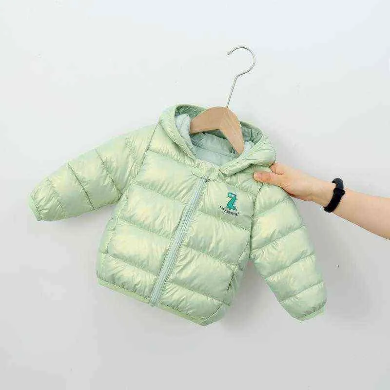 6色の恐竜の男の子の女の子ジャケットキープ暖かいフード付きジャケットキッズ幼児の子供の誕生日プレゼントアウターJ220718