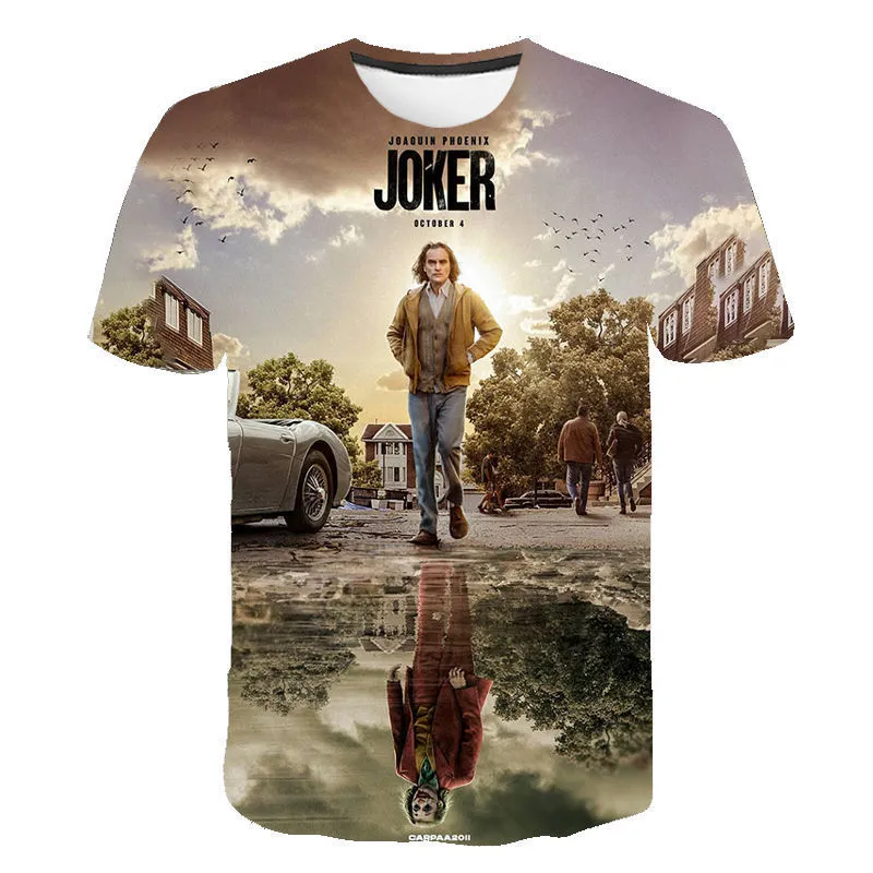 Cool Goth Kleding De Joker 2 Bedrukte T-shirt Mannen Vrouwen Kinderen Zomer Korte Mouwen Streetwear T-shirt Jongen Meisje Kids tops Tees 220623