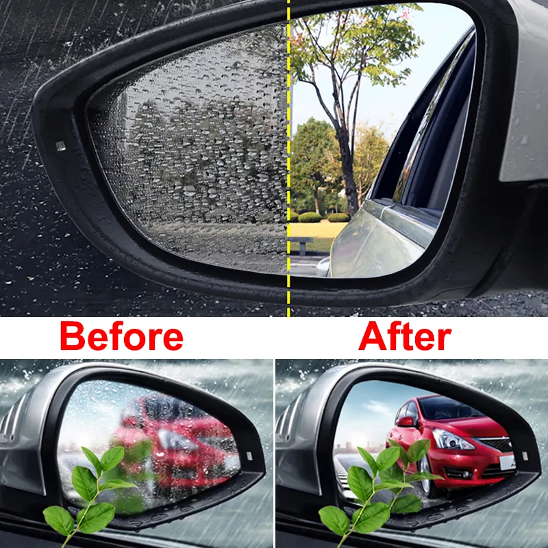 Анти тумано -туманное зеркало Окно Окно прозрачная пленка для пленки для VW Golf 5 6 7 Mk5 Mk6 Mk7 боковой задний визит стеклянный дождь, защищающий протектор1346050