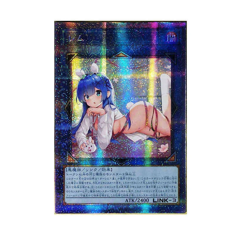 Life In A Different World From Zero Rem Yu Gi Oh Japanese DIY Toys Hobbies Hobby Collectibles Game Collection Anime Cards G220311